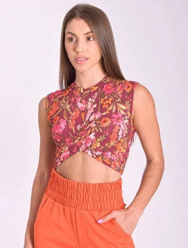 CROPPED COLCCI - ESTAMPADA
