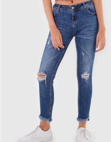 CALCA JEANS COLCCI SKINNY FÁTIMA - AZUL