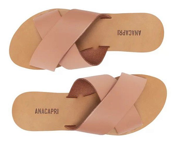 RASTEIRA ANACAPRI TIRAS CRUZADAS - ROSA ANTIK