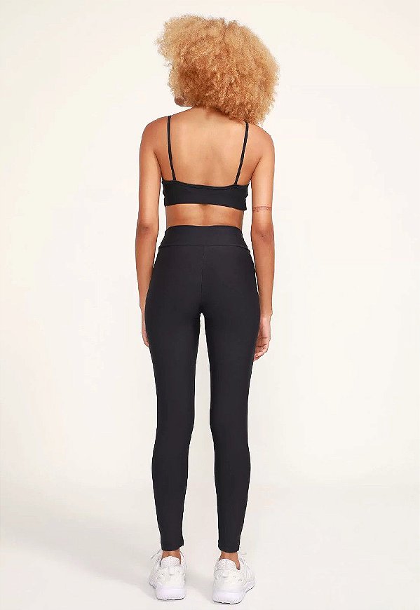 CONJUNTO COLCCI TOP/CALÇA LEGGING - PRETA