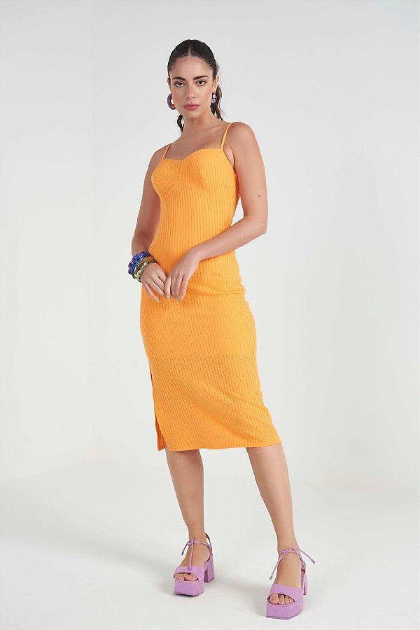 VESTIDO COLCCI - LARANJA ETELA