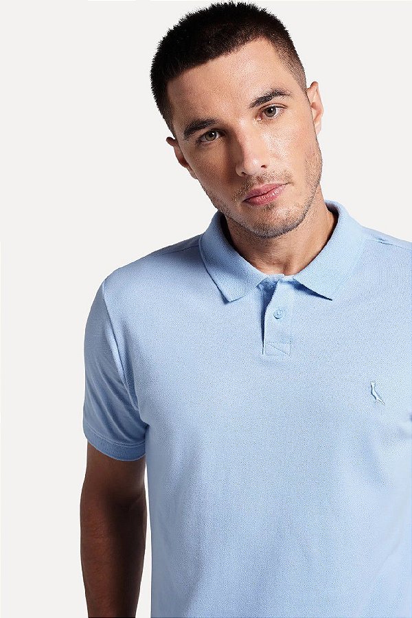 CAMISA RESERVA- POLO PIQUET- AZUL CLARO
