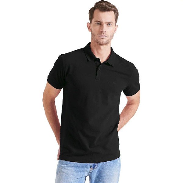POLO FORUM MUSCLE - PRETO