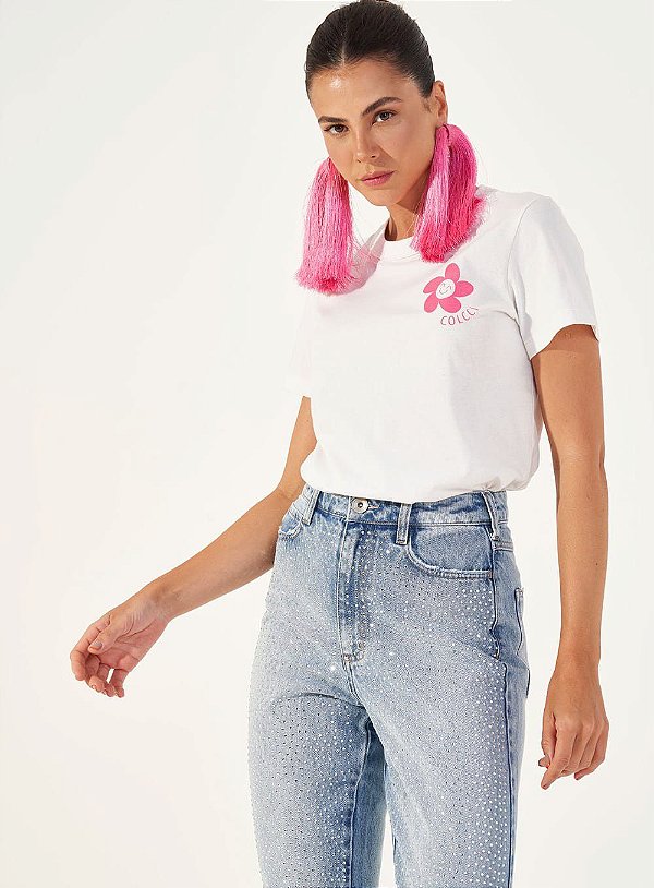 CAMISETA COLCCI ESTAMPADA - OFF SHELL