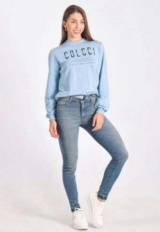 CALÇA JEANS COLCCI BIA COM CINTO - INDIGO
