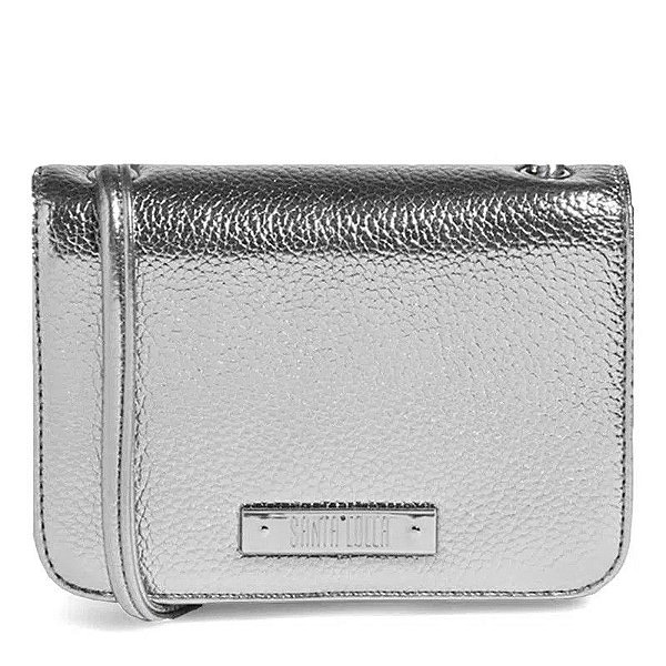 BOLSA SANTA LOLLA METALIZADA -  PRATA