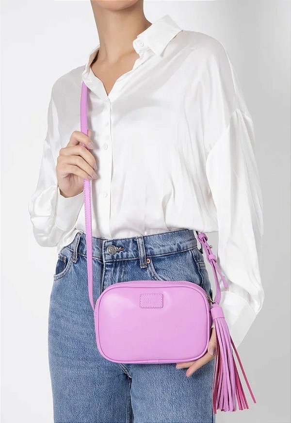 BOLSA PEQUENA TIRACOLO KATE SCHUTZ - LILAS