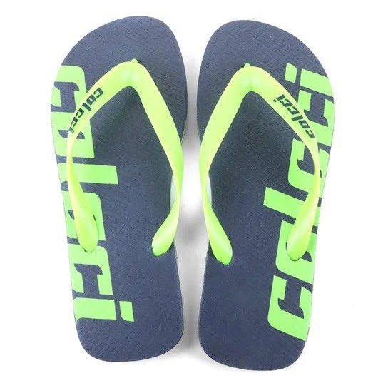 SANDALIA MASCULINA COLCCI LOGOS - AZUL LIFE