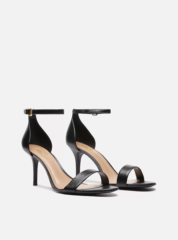 SANDALIA AREZZO SALTO ALTO  ISABELLI - PRETO