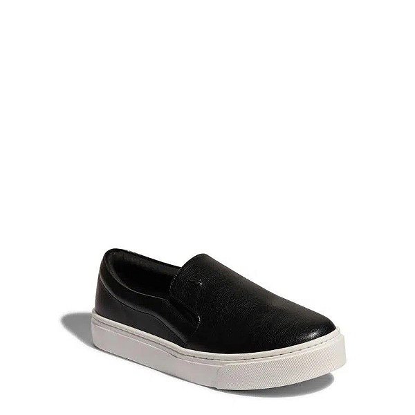 TENIS SLIP SANTA LOLLA ON FLAT - PRETO