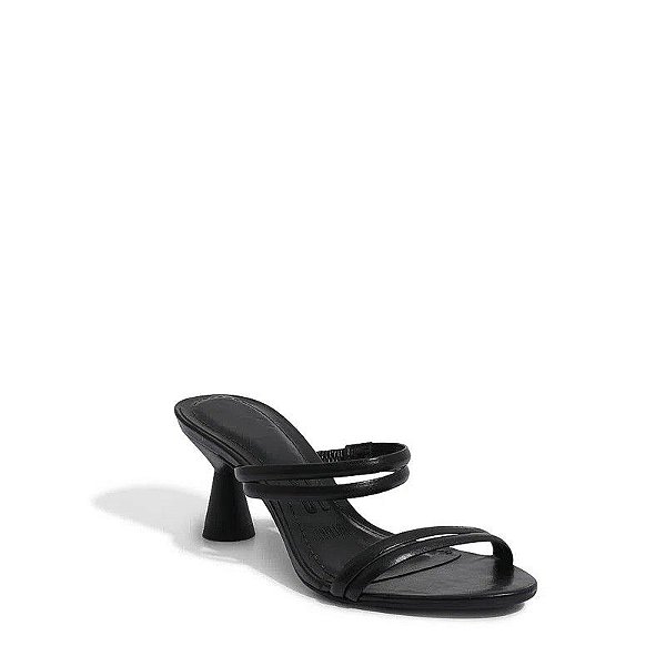 SANDALIA SANTA LOLLA MULE NAPA SANTORINE - PRETO