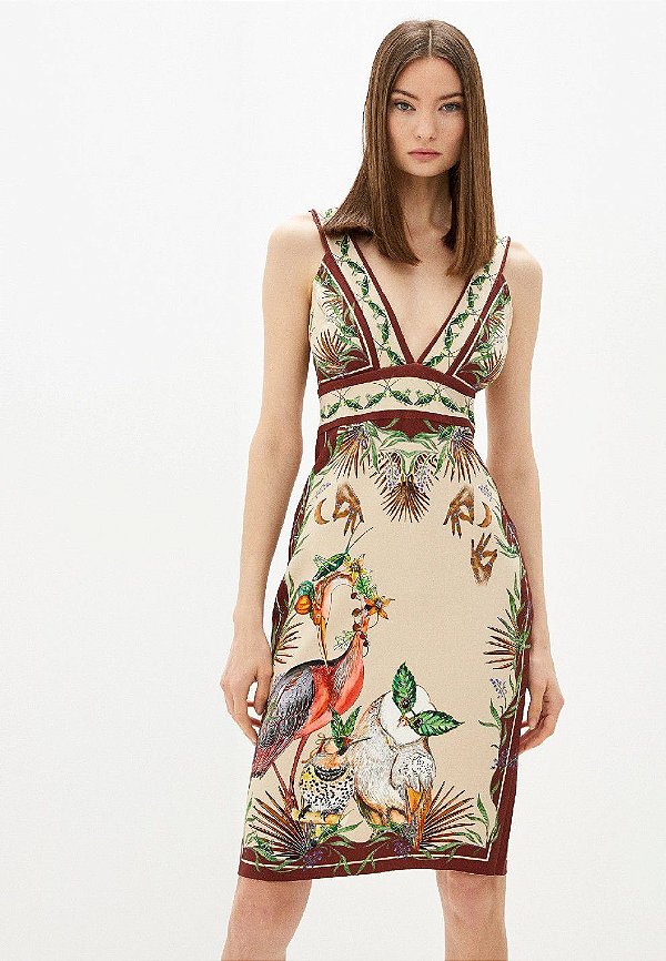 VESTIDO COLCCI CURTO ESTAMPADO