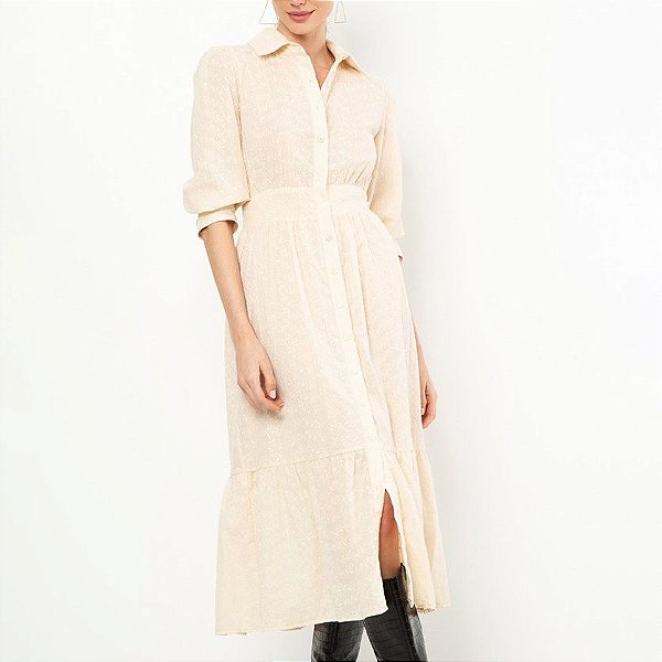 VESTIDO SLY WEAR MIDI MEIA MANGA