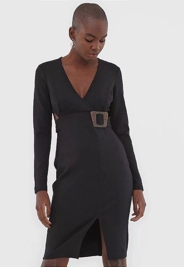 VESTIDO COLCCI CURTO - PRETO
