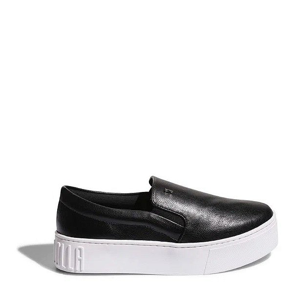TENIS SANTA LOLLA SLIP ON FLATFORM - PRETO