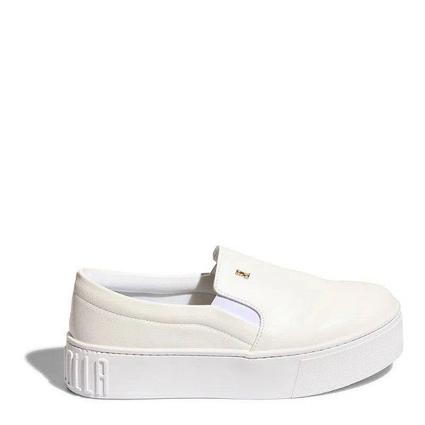 TENIS SANTA LOLLA SLIP ON NEW - BRANCO