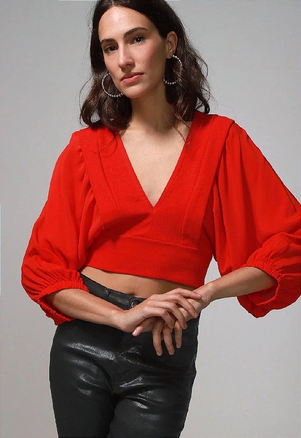 BLUSA FORUM - VERMELHO