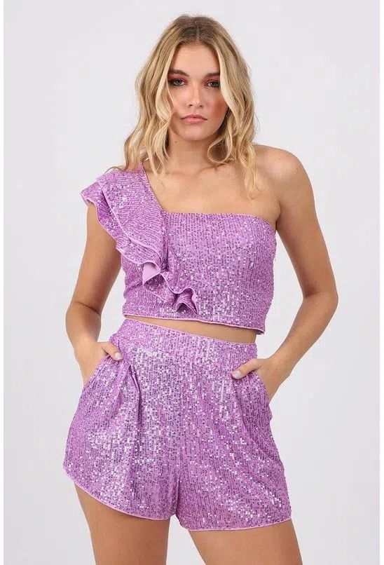 SHORT COLCCI PAETE - LILAS