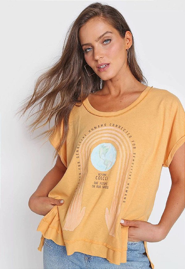 CAMISETA COLCCI ESTAMPADA