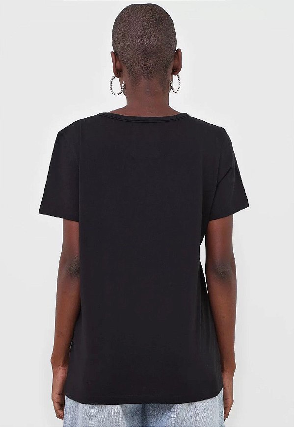 CAMISETA COLCCI ESTAMPADA COM APLICAÇAO