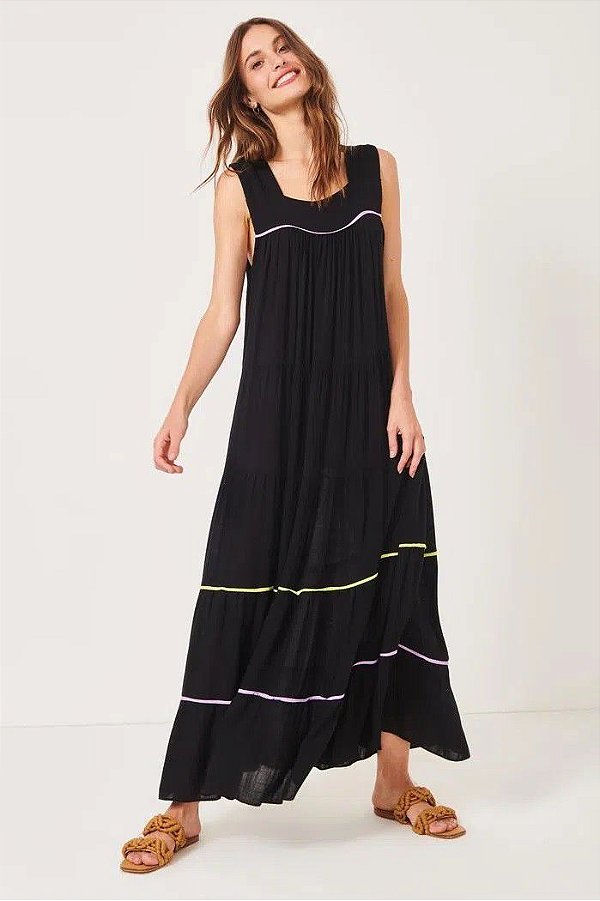 VESTIDO DRESS TO MIDI DECOTE QUADRADO