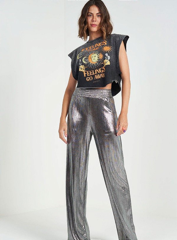 CALÇA COLCCI METALIZADA - VC533