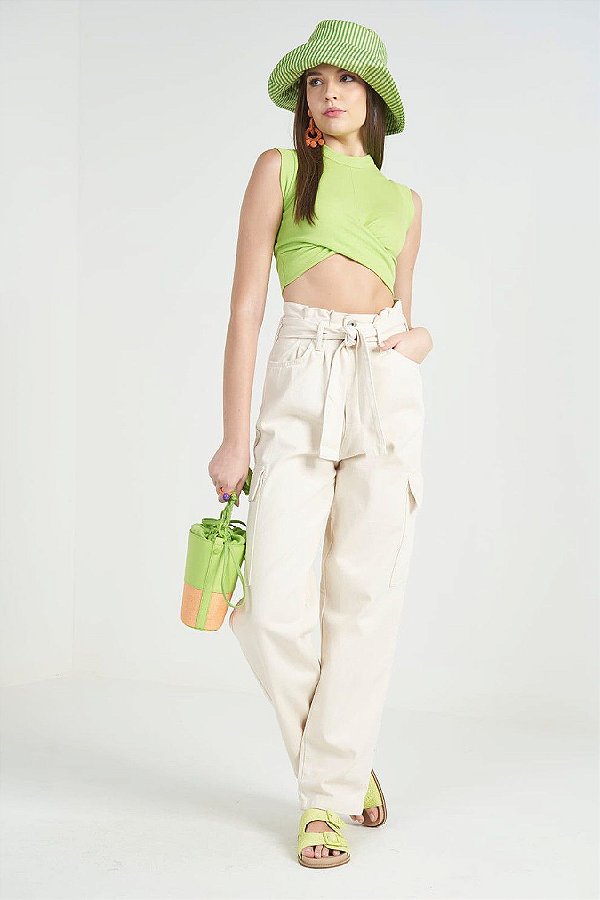 BLUSA COLCCI - VERDE IGUANA