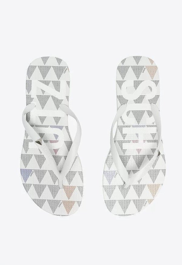 CHINELO SCHUTZ TRIANGLE - WHITE