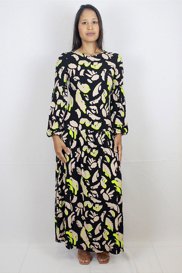 VESTIDO FORUM MIDI ESTAMPADO