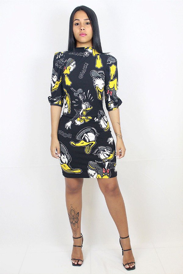 VESTIDO COLCCI MIDI ESTAMPADO