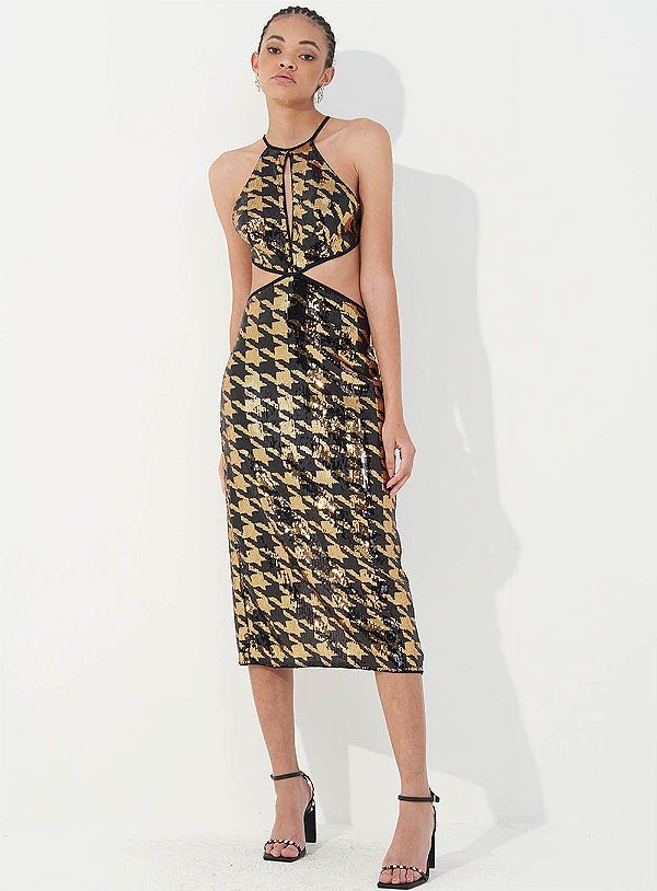 VESTIDO COLCCI PAETE