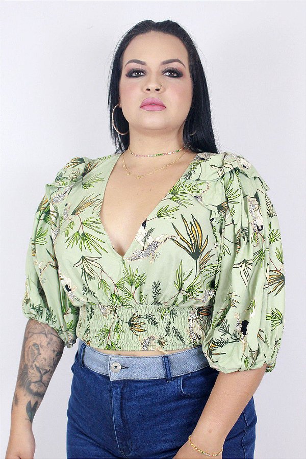 BLUSA COLCCI ESTAMPADA