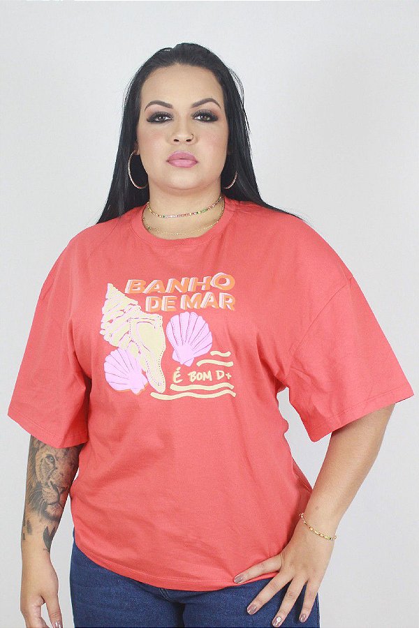 T SHIRT MARIA FILO TO BANHO DE MAR