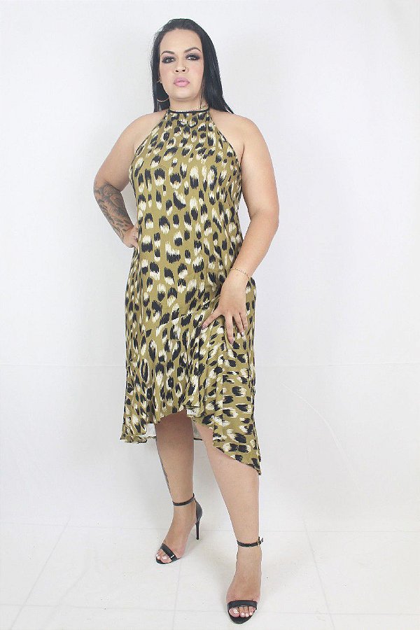 VESTIDO MIDI ESTAMPADO