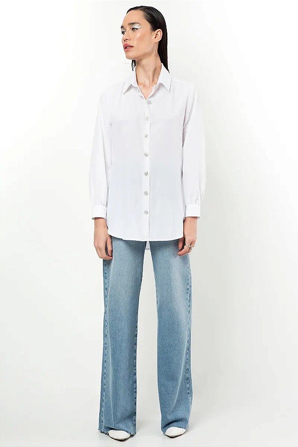 CAMISA SLY WEAR MANGA LONGA EM TRICOLINE
