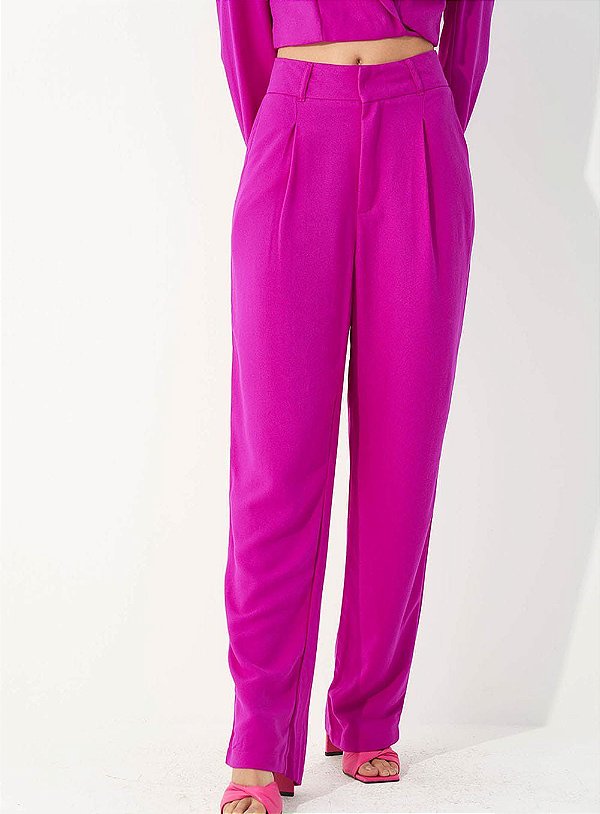 CALÇA COLCCI ALFAIATARIA- ROXO INDEX