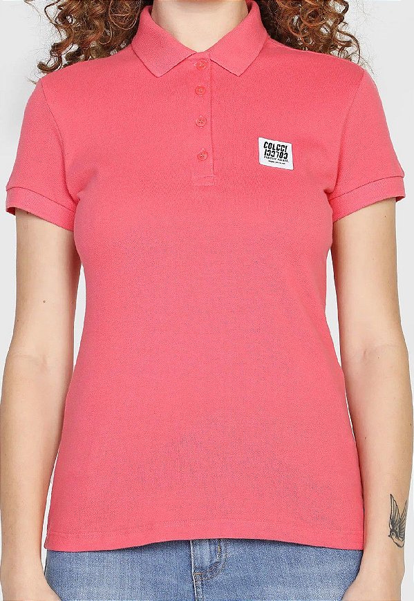 POLO COLCCI TAG - ROSA