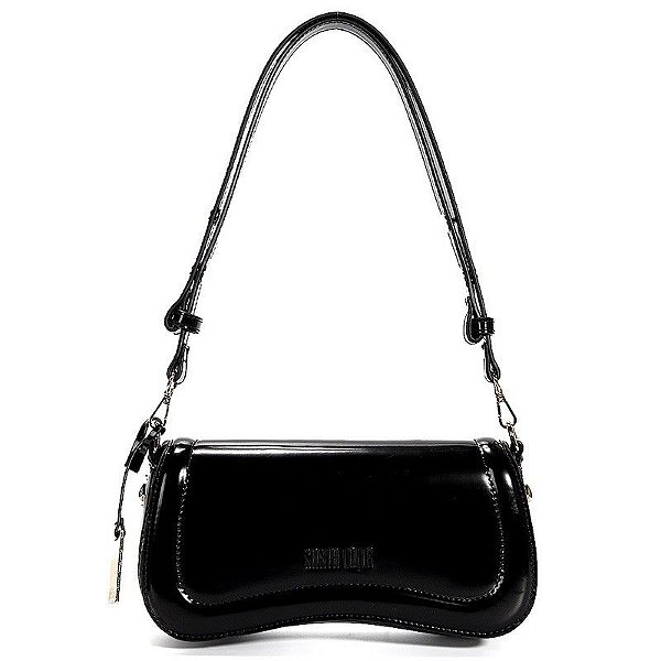 BOLSA SANTA LOLLA DE OMBRO BAGUETE - PRETA
