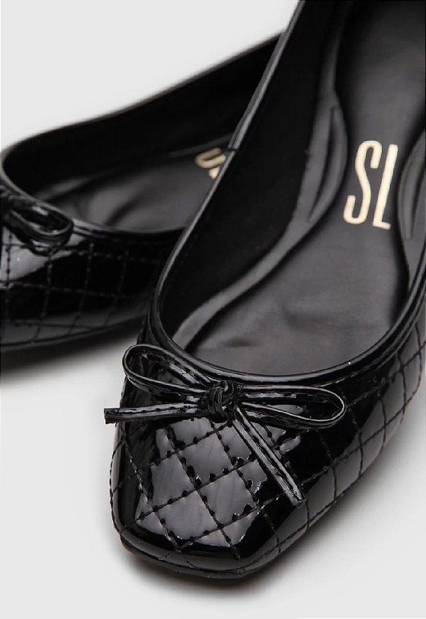 SAPATILHA SANTA LOLLA VERNIZ - PRETO