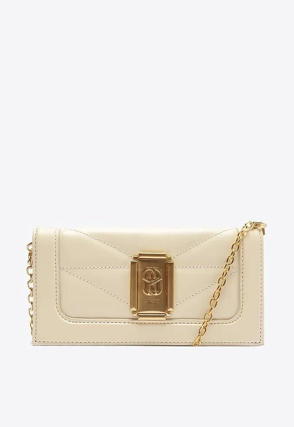 BOLSA SCHUTZ TIRACOLO AUDREY COURO - BRANCA