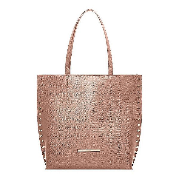 BOLSA SHOPPER STUDS - CARAMELO