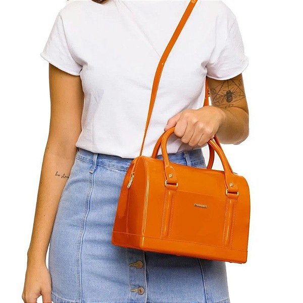 BOLSA PETITE JOLIE BLOOM - LARANJA