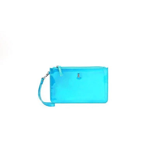 CLUTCH SANTA LOLLA SPECCHIO - AZUL PISCINE