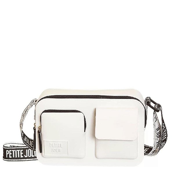BOLSA PETITE JOLIE-  BRANCO/PRETO