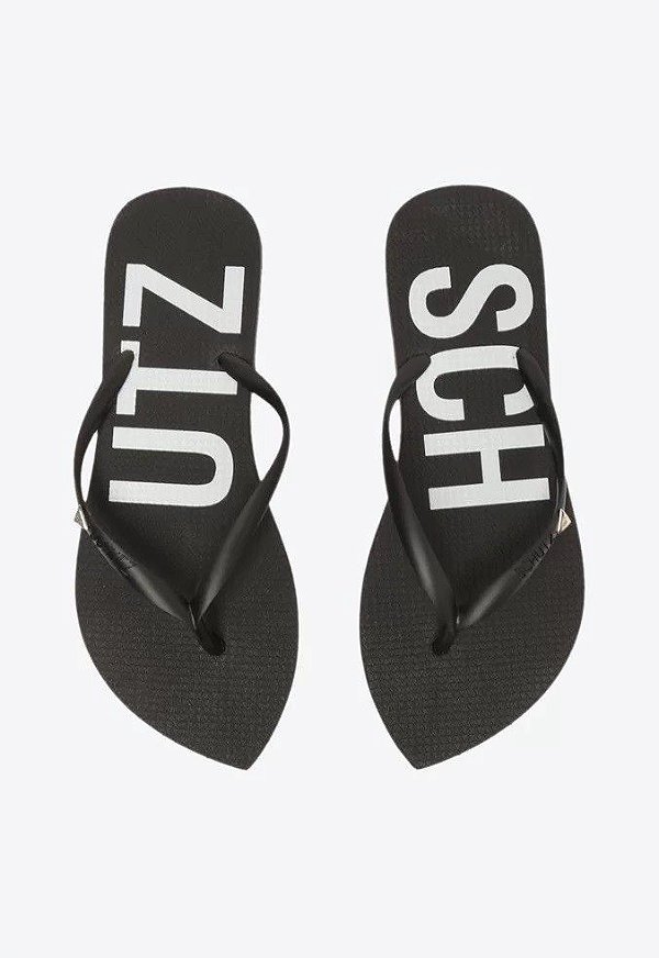 CHINELO SCHUTZ BICO FOLHA - PRETO