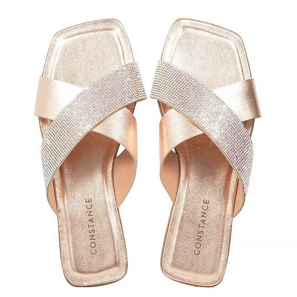CHINELO COSNTANCE CRISTAL - DOURADO