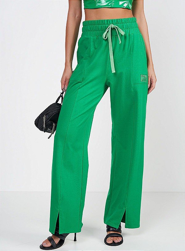 CALÇA COLCCI MOLETINHO - VERDE ESMERALDA