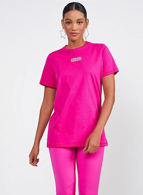 CAMISETA COLCCI - ROSA PINK ROBIN