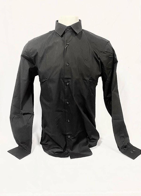 CAMISA FORUM SUPER SLIM - PRETO