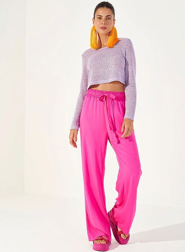 CALÇA COLCCI - ROSA PIPELINE